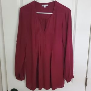 Pleated blouse